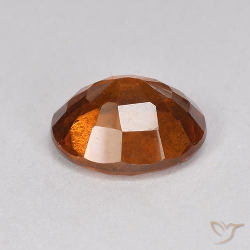 granada hessonita laranja avermelhado Natural 1.80ct, oval, VS-SI
