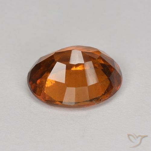 granada hessonita fogo laranja Natural 1.76ct, oval, VS