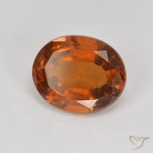 granada hessonita âmbar laranja Natural 2.00ct, oval, VS