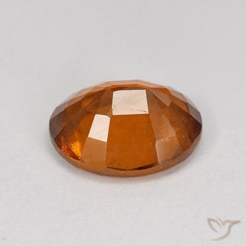 granada hessonita Laranja Profundo Natural 2.28ct, oval, VS