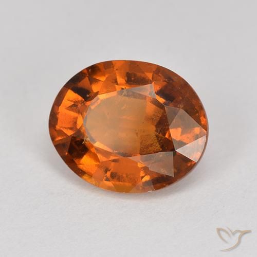 granada hessonita Laranja Profundo Natural 2.23ct, oval, VS-SI