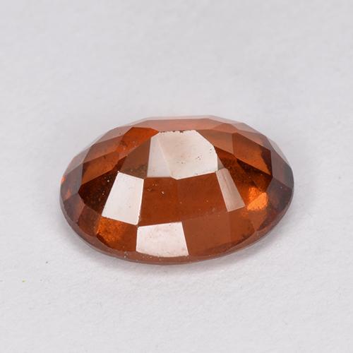 Granada hessonita laranja natural 2,24ct, corte oval, VS-SI