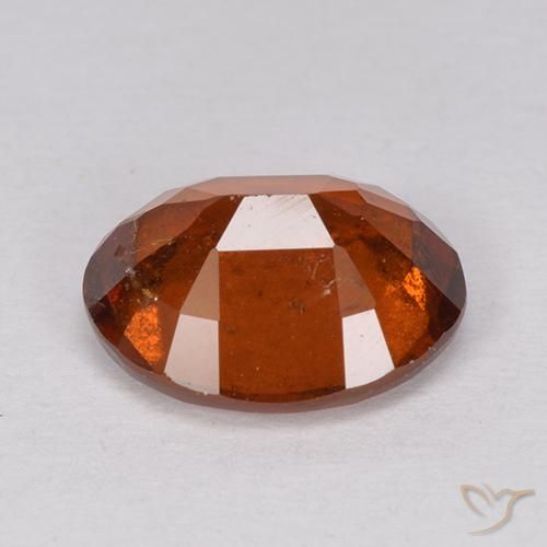 granada hessonita fogo laranja Natural 2.55ct, oval, VS-SI