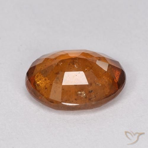 granada hessonita Laranja médio-escuro Natural 2.15ct, oval, VS-SI