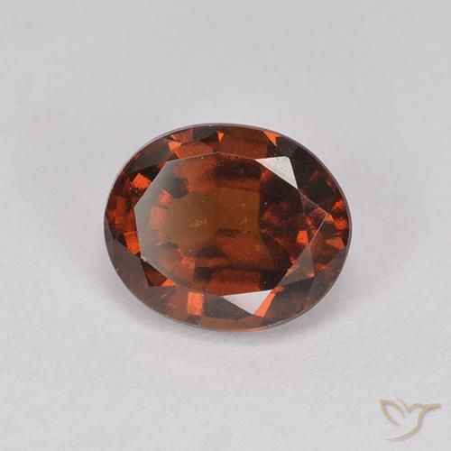 granada hessonita âmbar laranja Natural 2.04ct, oval, VS