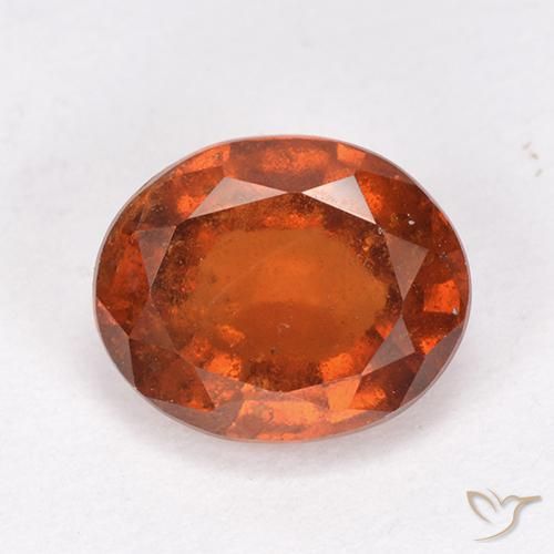 2.12ct Natural Laranja Médio granada hessonita, oval, VS-SI