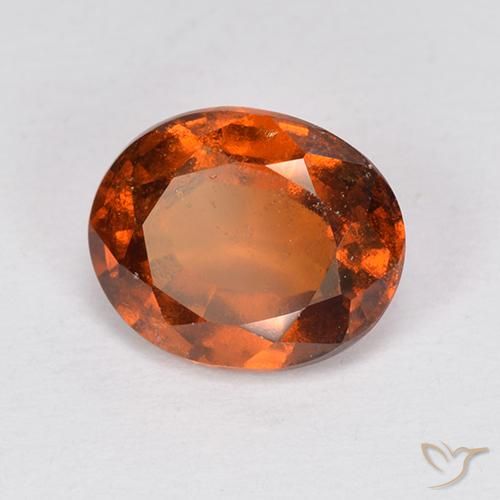 granada hessonita Laranja Profundo Natural 2.06ct, oval, VS-SI