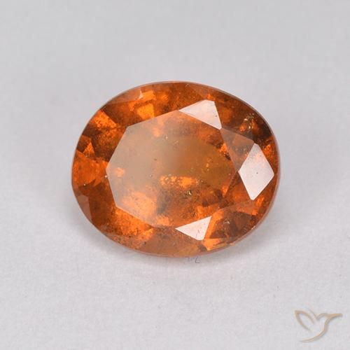 granada hessonita Laranja Profundo Natural 1.91ct, oval, VS-SI