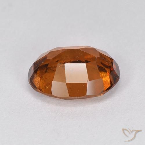 granada hessonita Laranja médio-escuro Natural 2.13ct, oval, VS-SI