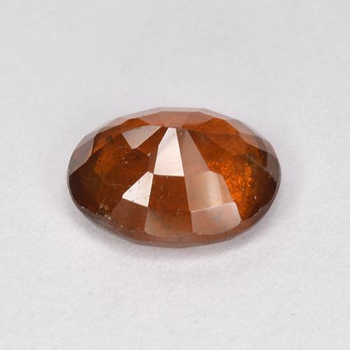 Granada hessonita laranja natural 1,93ct, corte oval, VS-SI