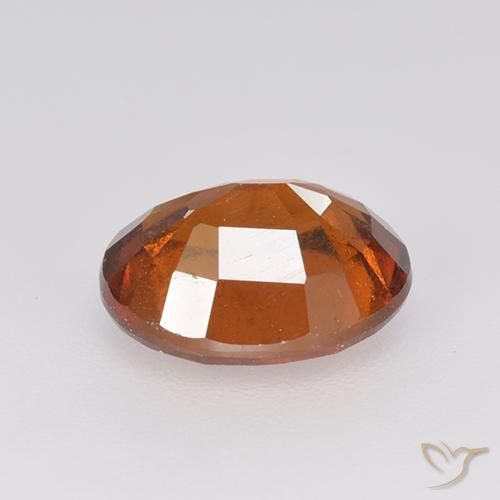 granada hessonita laranja avermelhado Natural 2.38ct, oval, VS-SI