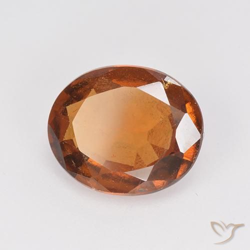 granada hessonita Laranja Profundo Natural 2.45ct, oval, VS