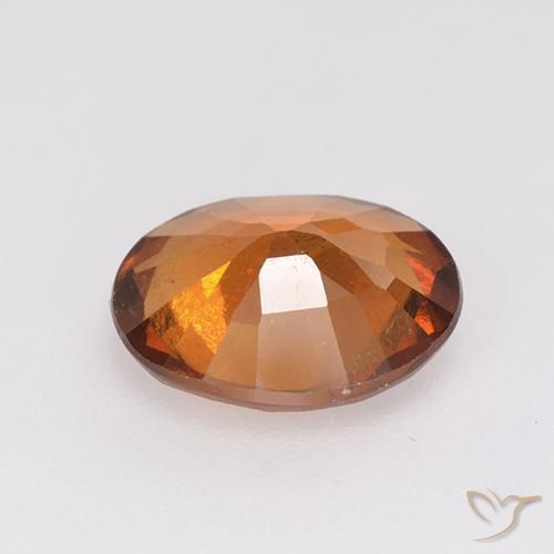 granada hessonita Laranja Profundo Natural 2.45ct, oval, VS