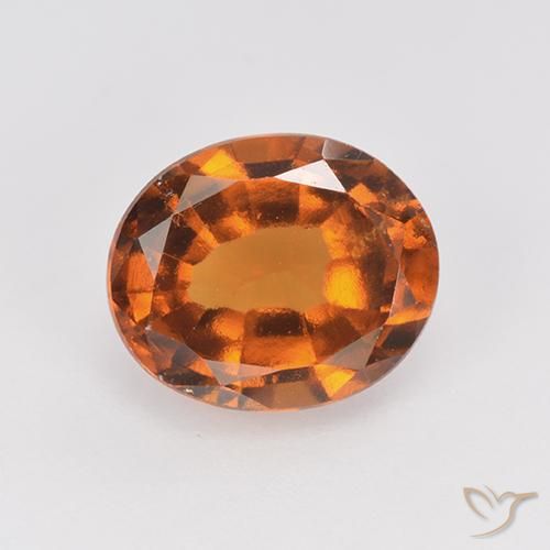 2.39ct Natural Laranja Profundo granada hessonita, oval, VS