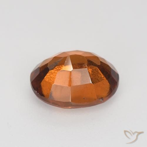 granada hessonita âmbar laranja Natural 1.69ct, oval, VVS-VS