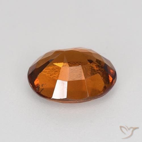 granada hessonita âmbar laranja Natural 1.43ct, oval, VVS-VS