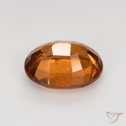 granada hessonita Laranja amarelado Natural 1.73ct, oval, VS-SI