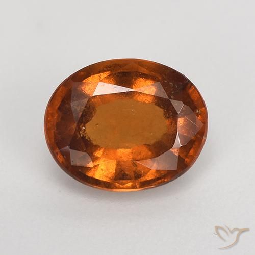 1.76ct Natural Laranja Médio granada hessonita, oval, VS-SI