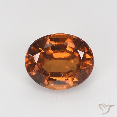 1.48ct Natural Laranja Profundo granada hessonita, oval, VS