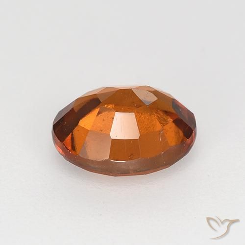 granada hessonita Laranja médio-escuro Natural 1.55ct, oval, VS