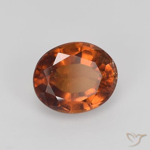 granada hessonita Laranja Profundo Natural 2.04ct, oval, VS