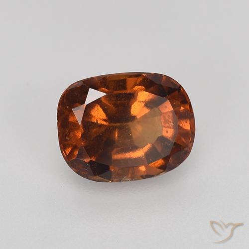 granada hessonita Marrom alaranjado Natural 1.89ct, Almofada, VS
