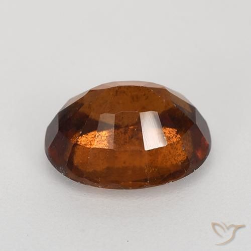 granada hessonita âmbar laranja Natural 2.21ct, oval, VS-SI