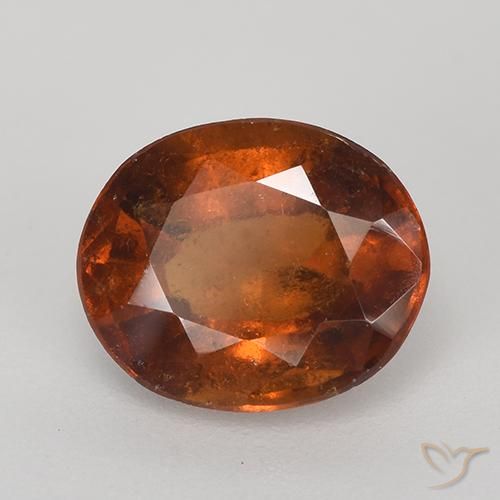 granada hessonita Laranja Profundo Natural 2.73ct, oval, VS-SI
