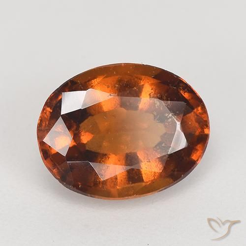 granada hessonita Laranja Profundo Natural 2.37ct, oval, VS-SI