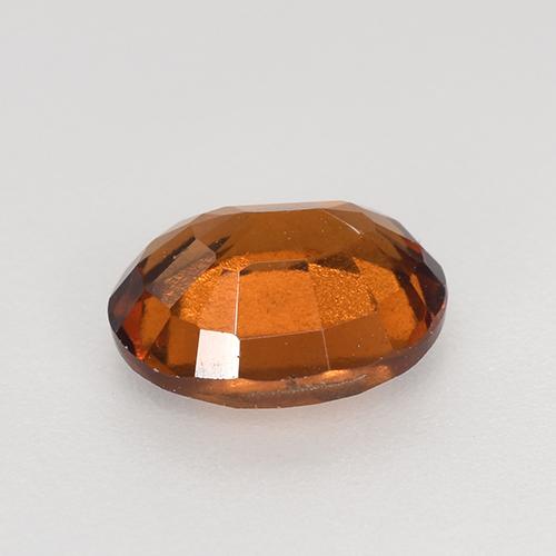 Granada hessonita laranja natural 1,50ct, corte oval, VS