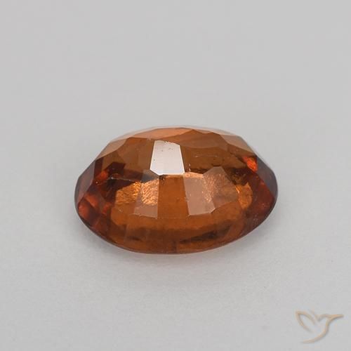 granada hessonita Laranja Profundo Natural 1.15ct, oval, VS
