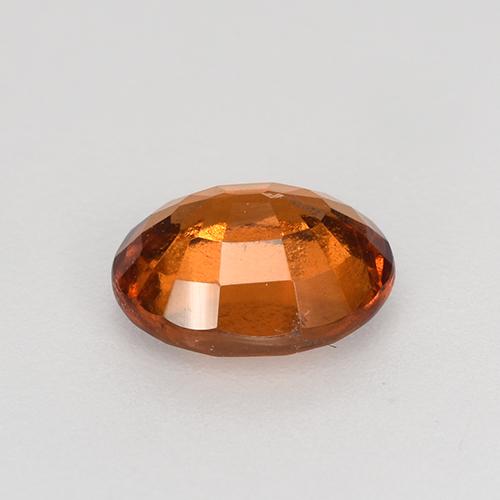 Granada Hessonita Laranja Médio Natural 1.13ct, Corte Oval, VS