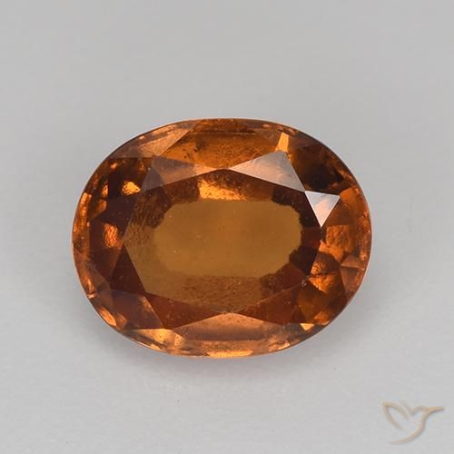 1.60ct Natural Laranja Médio granada hessonita, oval, VS