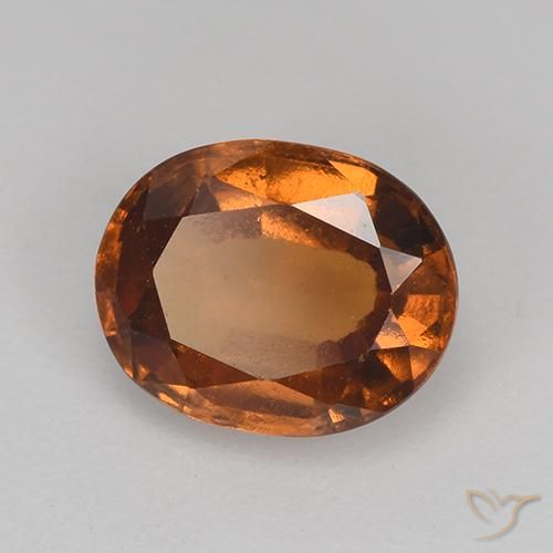 granada hessonita Laranja Médio Natural 1.60ct, oval, VS