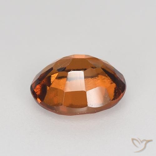 granada hessonita Laranja médio-escuro Natural 1.48ct, oval, VS