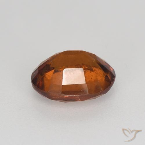 granada hessonita Laranja Profundo Natural 1.40ct, oval, VS
