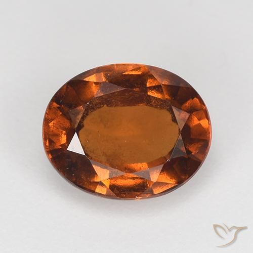 1.63ct Natural Laranja Médio granada hessonita, oval, VS