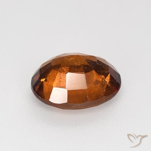 granada hessonita âmbar laranja Natural 2.08ct, oval, VS-SI