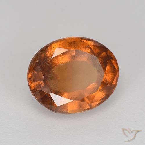 granada hessonita Laranja Profundo Natural 2.44ct, oval, VS-SI