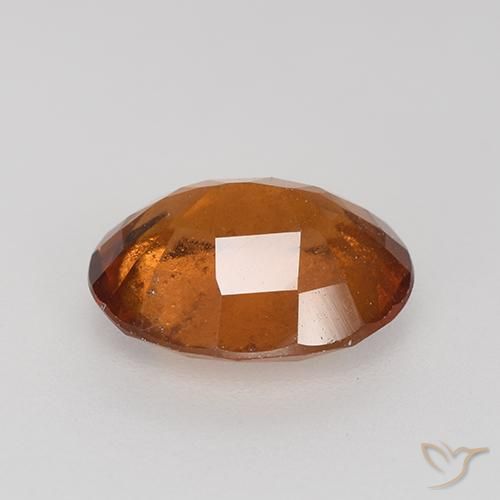 granada hessonita laranja avermelhado Natural 2.20ct, oval, VS-SI