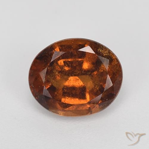 2.27ct Natural Laranja Profundo granada hessonita, oval, VS-SI