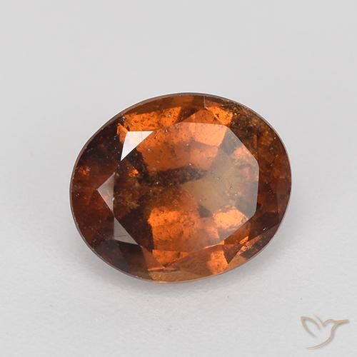 granada hessonita Laranja Profundo Natural 2.27ct, oval, VS-SI