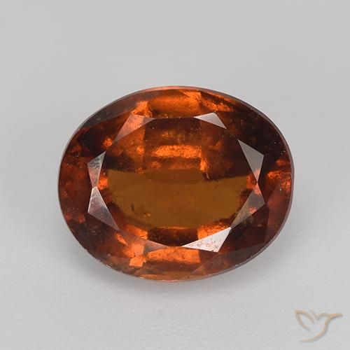 2.83ct Natural Laranja Profundo granada hessonita, oval, VS-SI