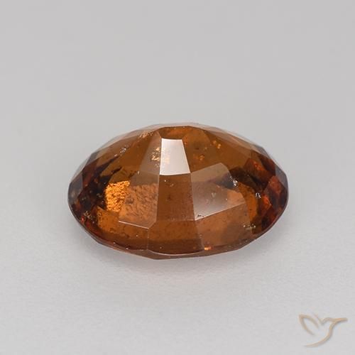 granada hessonita âmbar laranja Natural 2.07ct, oval, VS-SI