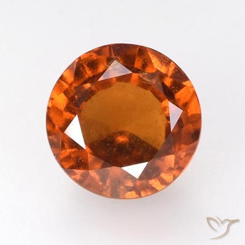 2.71ct Natural Laranja Médio granada hessonita, Redondo, VS