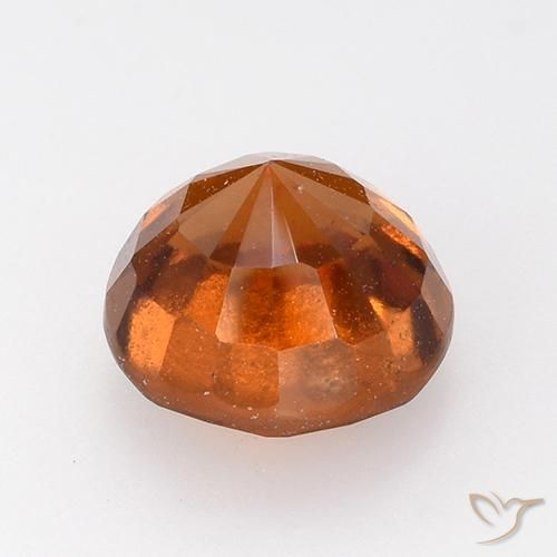 granada hessonita Laranja Médio Natural 2.71ct, Redondo, VS