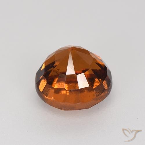 granada hessonita Laranja Profundo Natural 2.16ct, Redondo, VS-SI