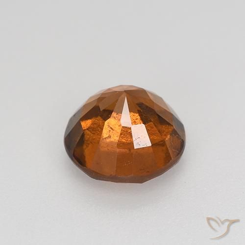 granada hessonita Laranja Profundo Natural 1.64ct, Redondo, VS-SI