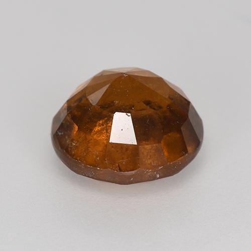 Granada Hessonita Laranja Médio Natural 2.71ct, Corte Redondo, VS-SI