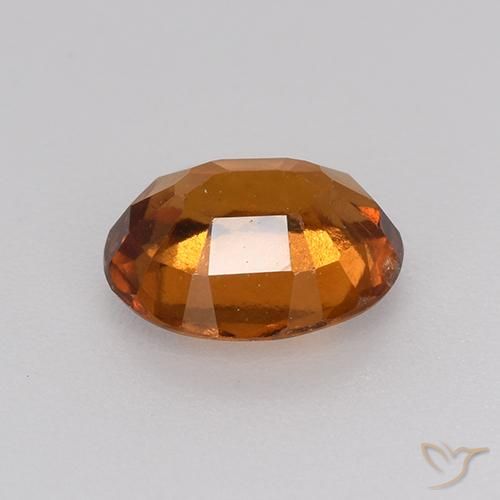 granada hessonita Laranja Profundo Natural 1.27ct, oval, VS